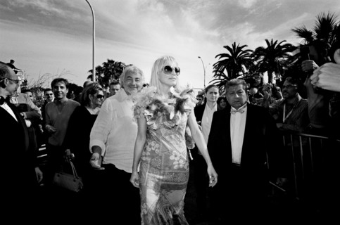 05/16/2005. 58th Cannes film festival - Sharon Stone pour Studio Magazine.