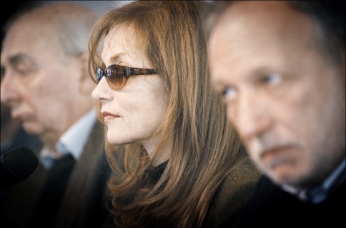 31/01/2006. Conference de presse du film "L'ivresse du pouvoir" de Claude Chabrol.
