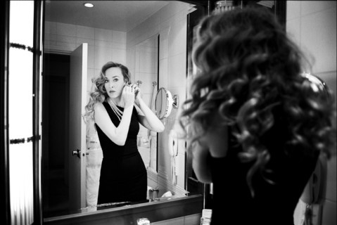04/05/2006. EXCLUSIVE: Jerry Hall, ambassadress of the Bayer Health Care program.