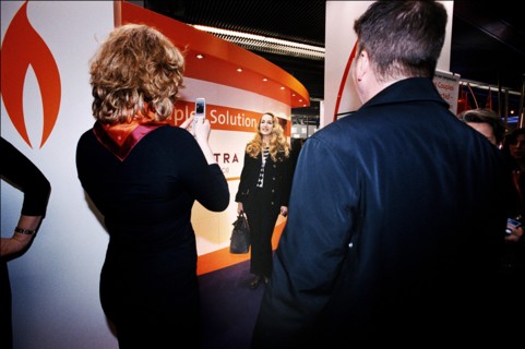 04/05/2006. EXCLUSIVE: Jerry Hall, ambassadress of the Bayer Health Care program.