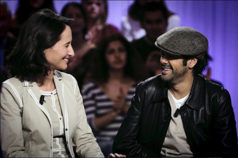 04/11/2006. Segolene Royal on Canal Plus talk show "Le Grand Journal."