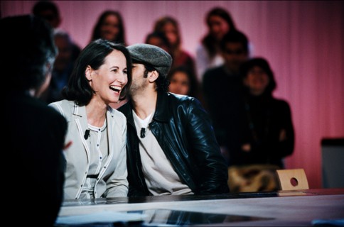 04/11/2006. Segolene Royal on Canal Plus talk show "Le Grand Journal."