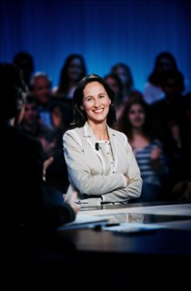04/11/2006. Segolene Royal on Canal Plus talk show "Le Grand Journal."