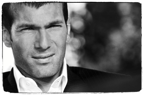 01/04/2004. EXCLUSIVE. Close-up French soccer Zinedine Zidane
