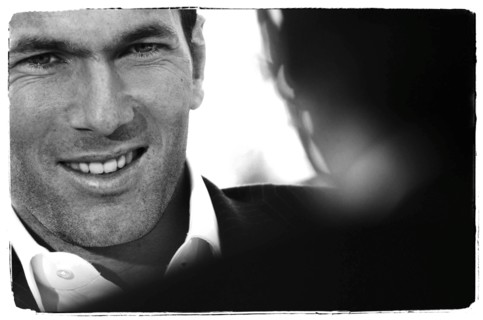 01/04/2004. EXCLUSIVE. Close-up French soccer Zinedine Zidane