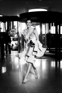 05/00/2006. Life in Cannes outside the Palais des Festivals.