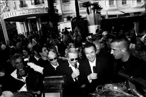 Alain Delon and Michel Denisot