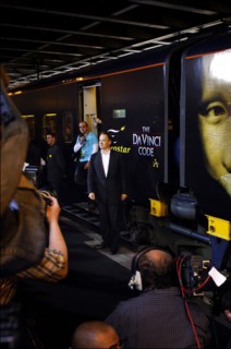 05/16/2006. Arrival of Da Vinci Code crew at Cannes rail station.