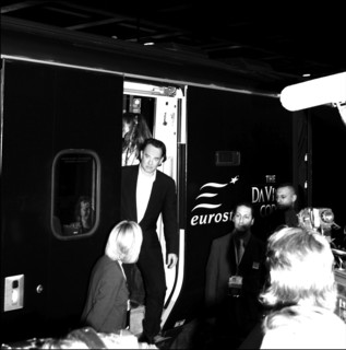 05/16/2006. Arrival of Da Vinci Code crew at Cannes rail station.