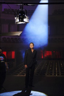 03/00/2007. Dany Brillant on the set of his video : 'Histoire d'Amour'.