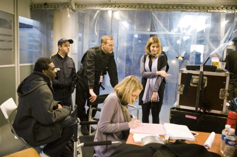 Tournage du film d'Amanda Sthers "Je vais te manquer"