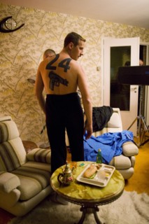 Tournage du film d'Amanda Sthers "Je vais te manquer"