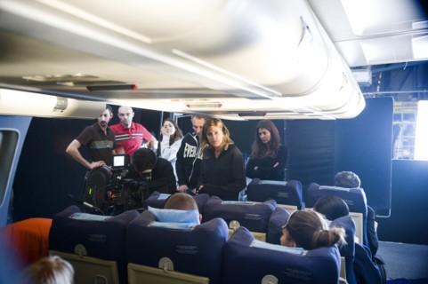 On the set of the movie "Je vais te manquer ", by Amanda Sthers.