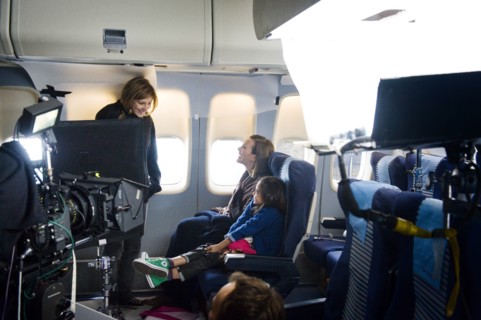 On the set of the movie "Je vais te manquer ", by Amanda Sthers.