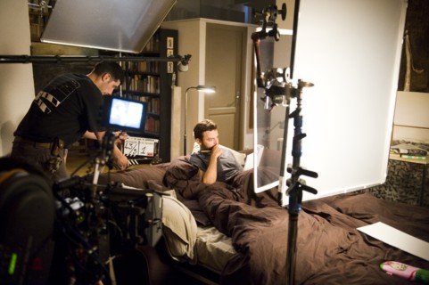 Tournage du film d'Amanda Sthers "Je vais te manquer"