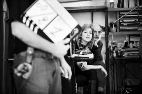 Tournage du film d'Amanda Sthers "Je vais te manquer"