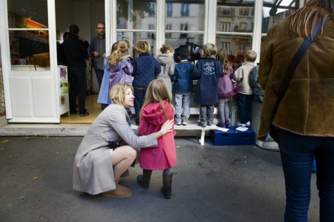 On the set of the movie "Je vais te manquer ", by Amanda Sthers.