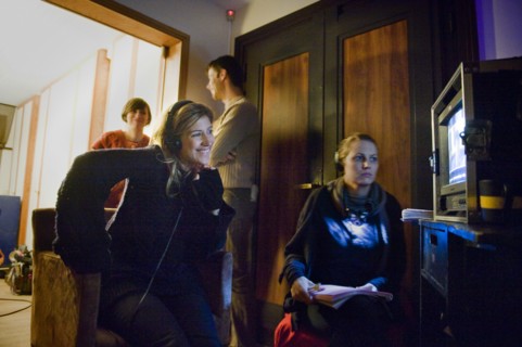Tournage du film d'Amanda Sthers "Je vais te manquer"