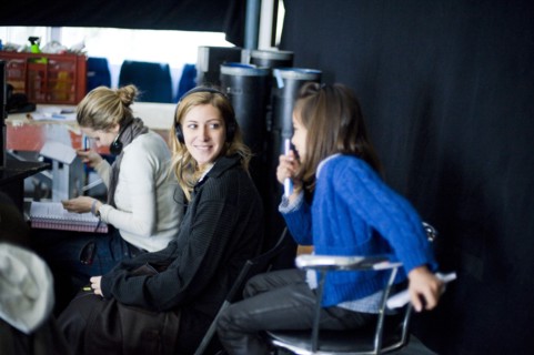 06/00/2009 - On the set of the movie "Je vais te manquer ", written and directed by Amanda Sthers.
