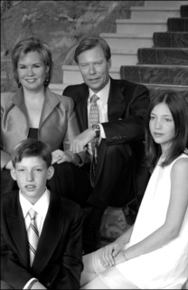 04/18/2004. EXCLUSIVE. Grand Duchy of Luxembourg family: gathers for the birthday of Grand Duke Henri and son Prince Sebastien.