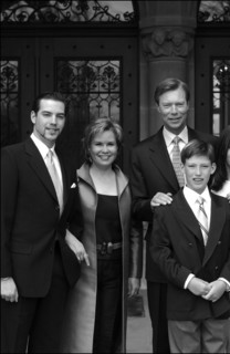 04/18/2004. EXCLUSIVE. Grand Duchy of Luxembourg family: gathers for the birthday of Grand Duke Henri and son Prince Sebastien.