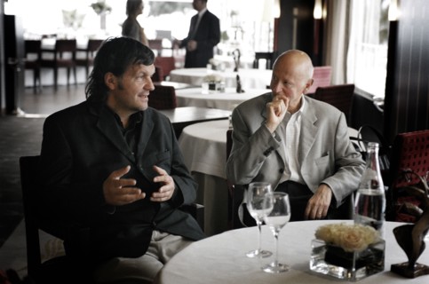 Emir Kusturica and Gilles Jacob