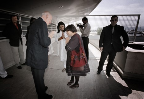 Gilles Jacob, Agnès Varda et Nandita Das