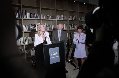 05/20/2005. 58th Cannes film festival - Behind the Scene.