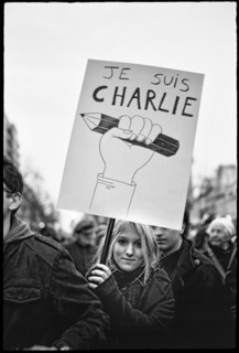 Gatherings under the slogan 'JE SUIS CHARLIE' in Paris on January 11, 2015