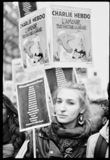 Gatherings under the slogan 'JE SUIS CHARLIE' in Paris on January 11, 2015