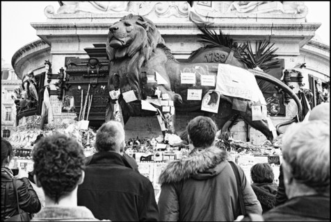 Tribute to Paris attacks victims, November 2015