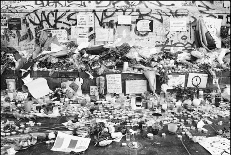 Tribute to Paris attacks victims, November 2015
