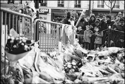 Tribute to Paris attacks victims, November 2015