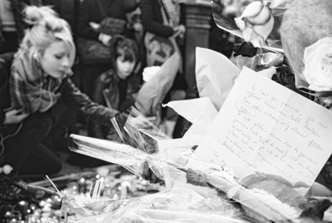 Tribute to Paris attacks victims, November 2015