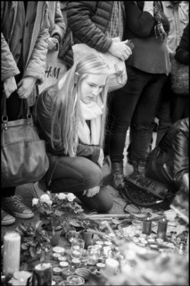 Tribute to Paris attacks victims, November 2015