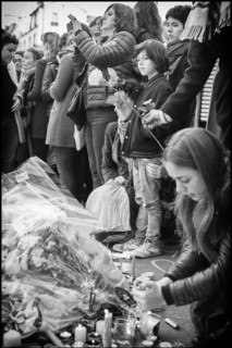 Tribute to Paris attacks victims, November 2015