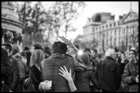 Tribute to Paris attacks victims, November 2015