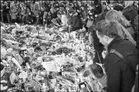 Tribute to Paris attacks victims, November 2015