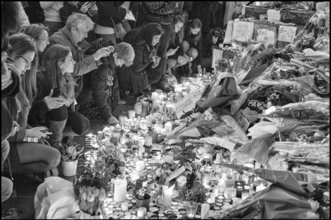 Tribute to Paris attacks victims, November 2015