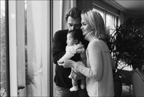 Johnny Hallyday, Laeticia et Jade