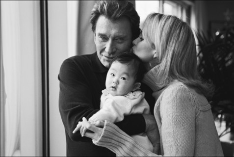 Johnny Hallyday, Laeticia et Jade