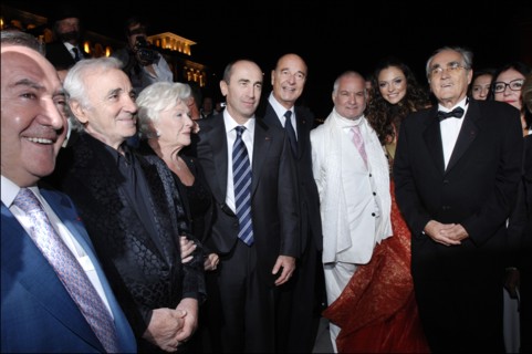 Concert de Charles Aznavour à Erevan (Arménie), le 30 septembre 2006