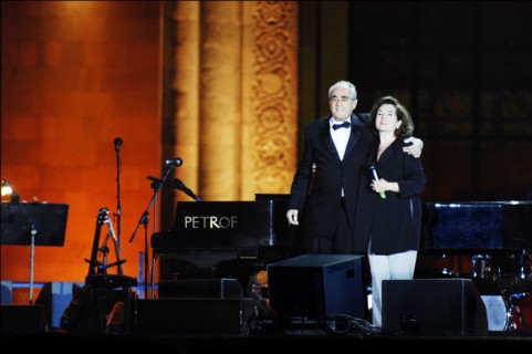 Concert de Charles Aznavour à Erevan (Arménie), le 30 septembre 2006