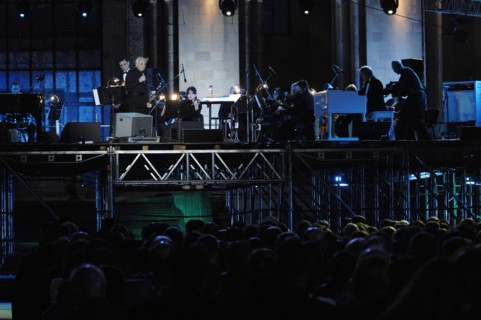 Concert de Charles Aznavour à Erevan (Arménie), le 30 septembre 2006