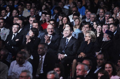 Concert de Charles Aznavour à Erevan (Arménie), le 30 septembre 2006