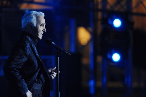 Concert de Charles Aznavour à Erevan (Arménie), le 30 septembre 2006