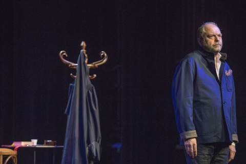 Eric Dupond Moretti en répétition au Théâtre de la Madeleine à Paris