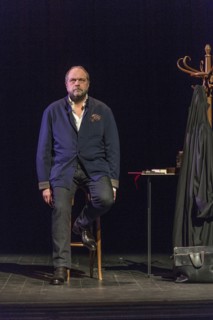 Eric Dupond Moretti en répétition au Théâtre de la Madeleine à Paris