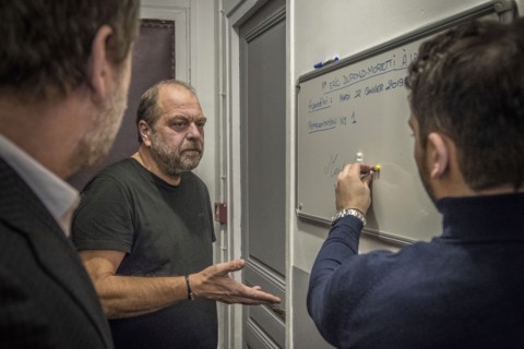 1ère du spectacle "Eric Dupond Moretti à la barre" au théâtre de la Madeleine

Philippe