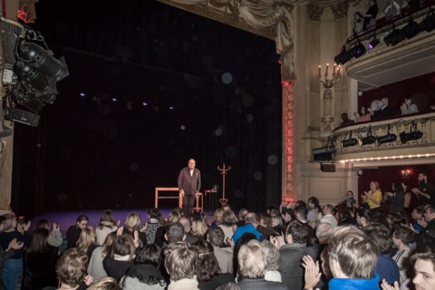 1ère du spectacle "Eric Dupond Moretti à la barre" au théâtre de la Madeleine